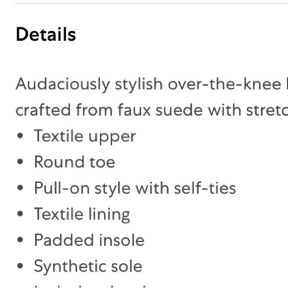 Charles David Boots Gammon Over Knee High Size 6 1/2 M NWOT - Picture 4 of 14